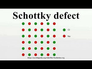 Schottky defect
