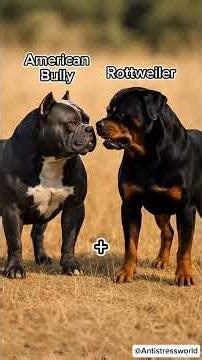 DOGO ARGENTINO X ROTTWEILER: THE ULTIMATE POWER HYBRID!