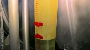 Measuring instruments for the control of water levels on the industrial machines at factory