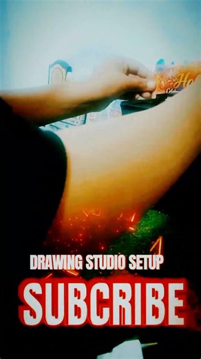 MAKEOVER OF MY DRAWING SETUP STUDIO 🤓🤑 #hanumanji #ram #drawing #art