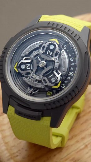 1.7K views · 99 reactions | Something special launching at @dubaiwatchweek - the UR-FREAK collaboration between @ulyssenardinofficial & @urwerkgeneve! A partnership which I didn’t see coming! #dubaiwatchweek | Swiss Watch Gang | Facebook