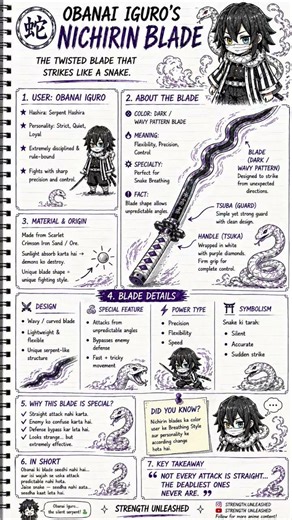 The Snake Hashira Nichirin Blade 🐍🐍 #anime #cool #nichirinblade #demonslayer #hashira #obanai