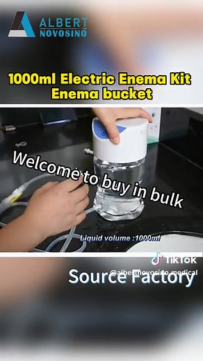 Professional 1000ml Electric Enema Kit for Medical Use