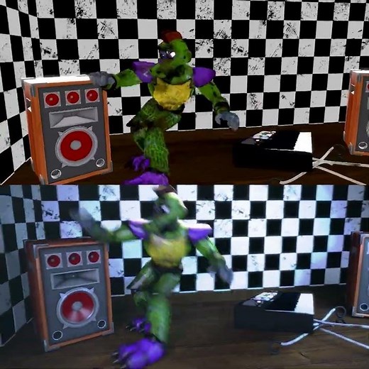 Monty fights Toy Freddy & Toy Bonnie BTS (FNAF Fight Animation)