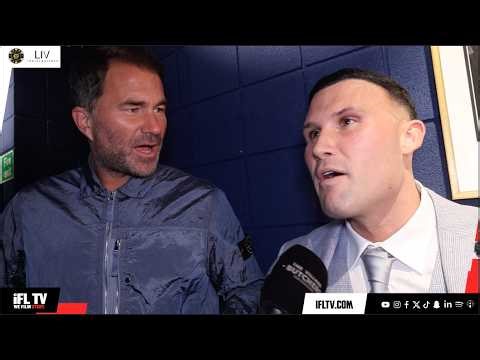 'F*** OFF ....!!!' - GYMSKIN STICKS IT ON EDDIE HEARN AS PAIR HAVE IT OUT AT CHISORA v WILDER FIGHT