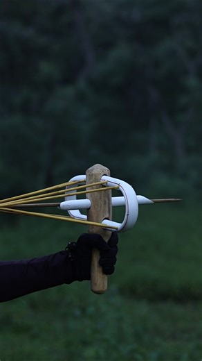 How To Make PVC Creative Slingshot #diy #craft #youtubeshorts #wood #Bamboo