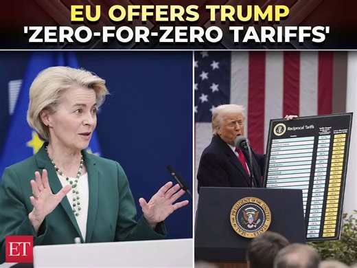 Trump tariffs: EU offers US 'zero-for-zero tariffs' on all industrial goods as global markets tumble