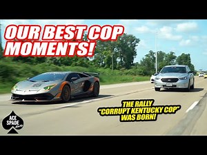 OUR ALL TIME BEST COP MOMENTS ON ACE SPADES RALLY! | COPS VS. SUPERCAR OWNERS COMPILATION