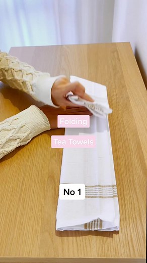 Tea Towel Folding Hacks: No. 1 vs. No. 2 - Which One is Your Favorite?