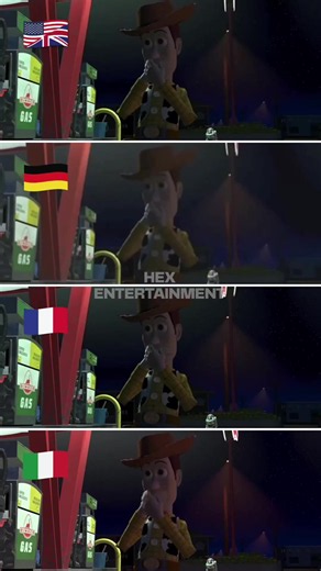 Woody Crying in different languages #toystory
