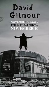 392K views · 4.7K reactions | Due to extraordinary demand, a fifth and final show at NYC's Madison Square Garden has just been announced for November 10. The general sale for all US shows begins tomorrow (Friday) at 10am local time, at https://www.ticketmaster.com/david-gilmour-tickets/artist/769001 | David Gilmour | Facebook