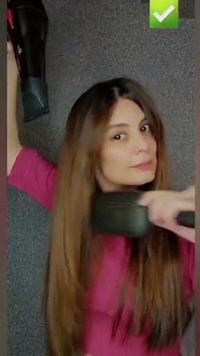 Blow Dry Your Frizzy Hair Like a Pro | DIY Salon Blowout | Hair Tutorial | Hair By Kamal #shorts