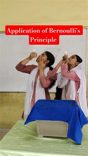 Application of Bernoulli's Principle, Class11, Physics #experiements #science