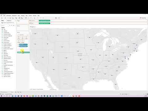 BUS 431 An example of using Tableau to create a map
