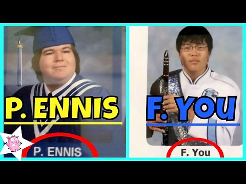 PEOPLE WITH AWFUL NAMES - UNFORTUNATE NAMES