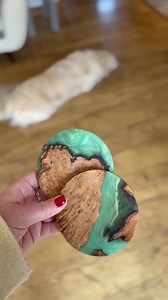 Handcrafted Scottish Loch Resin Coasters: Rustic Wood Marbling - Etsy