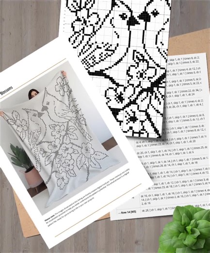 Cardinal Filet Crochet Pattern: Bird Lovers Blanket, Nature Home Decor (PDF Pattern) - Etsy