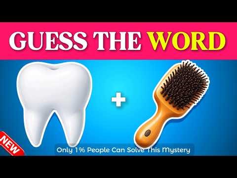 Guess the Word by Emojis 🧠 | Impossible Emoji Quiz Challenge! 99% FAIL This Challenge!