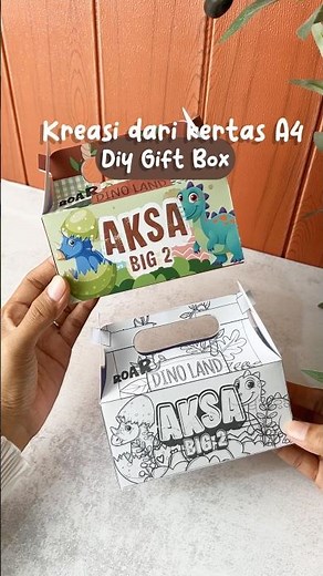 Box creation from A4 paper #diy #papercraft