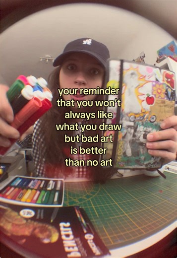 bad art is always better than no art!! at least you created something 🥊 #badart #artadvice #arttipsandtricks #artcontent #artvideotiktok