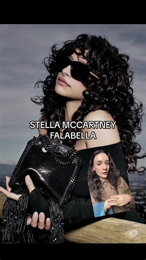 The indie sleaze it girl bag is back, meet the @Stella McCartney #falabella... celebrating 25 years of sustainability. #stellamccartneypartner