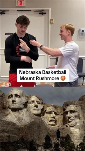 Nebraska Basketball Mount Rushmore 🏀 #shorts