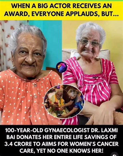 thenews_nuggets | 🙌🏻❤️In a remarkable act of compassion and lifelong • service, renowned gynaecologist Dr. K. Laxmi Bai has donated her entire life savings... | Instagram