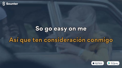 7.4K views · 247 reactions | Aprende inglés con música. Descarga la App Sounter (IOS/Android/WEB): https://land.sounter.com?s=D | Easy On Me de Adele (Traducida al español). | Sounter | Facebook