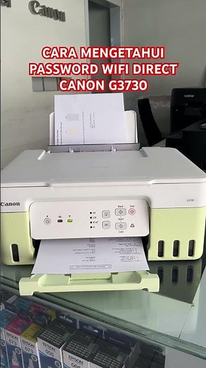 HOW TO FIND OUT THE WIFI DIRECT PASSWORD OF G3730 #canonG3730