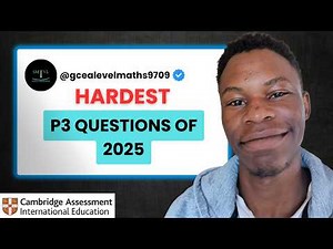 Hardest P3 (9709) Past Paper Questions 2025 | A level Math | SOLVED PAST PAPER QUESTIONS