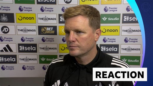 Newcastle 1-2 Arsenal: Eddie Howe post-match interview and reaction