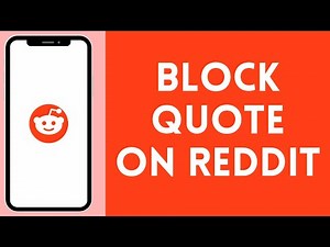 How to Use Block Quotes on Reddit (2024) | Reddit Tutorial