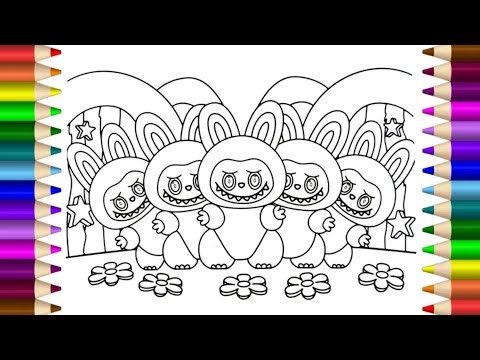 Labubu Coloring Pages New / How to Color Popular Labubus | The Monsters