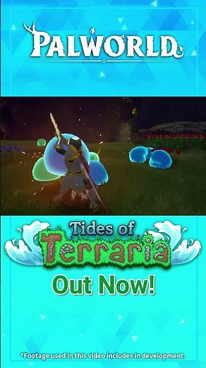 🌊 Palworld: Tides of Terraria is out now! 🌊 New armour and weapons from Terraria have arrived!