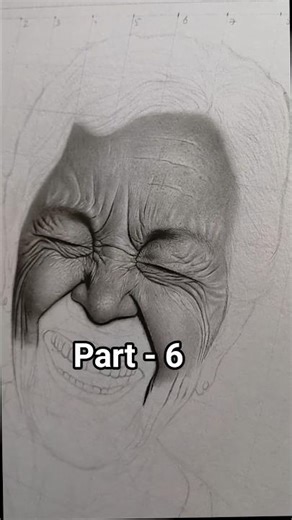 Realistic old man drawing | shorts | part - 6 |#youtubeshorts #viral #shorts #drawing#art #subscribe
