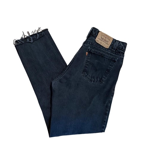 W33” L32.5” Vintage Levi's 550 Jeans: 90s USA Made Orange Tab, Black Denim, 33 Inch Waist   Relaxed Fit = Modern Women’s Size 30/31 - Etsy Canada