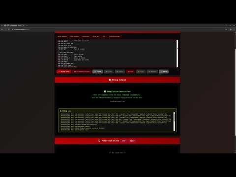 6502 Assembly Language Web Assembly Debugger/Learning Tool.