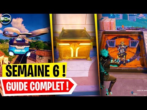 Guide Complet des Défi de la Semaine 6 Fortnite Saison 2, Tuto Astuce Quête Chapitre 5