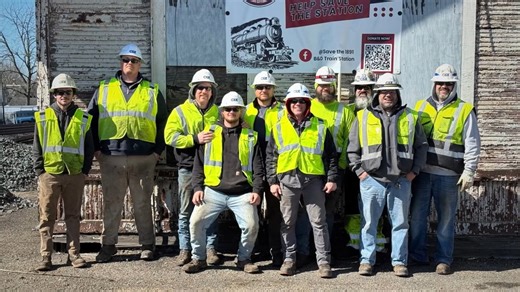 CSX employees helped restore the 1891 Rittman Train Station, once a stop for the Baltimore & Ohio Railroad. The community is transforming it into a multi-use facility ahead of the B&O Railroad's 200th Anniversary. Thanks to everyone keeping rail history alive! #CSXProud #CSX200