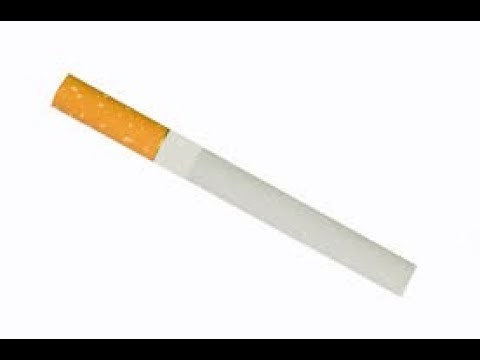 How to Make a Fake Cigarette under a Minute look Realistic 🚬