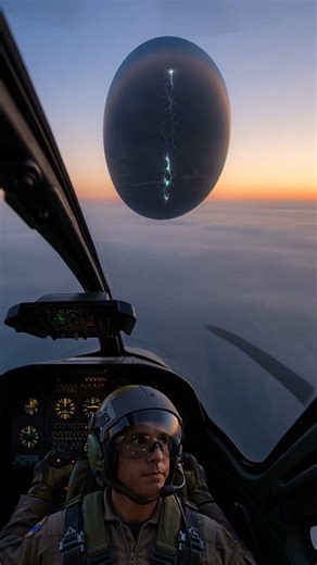 Helicopter Pilot Encounters Alien Craft Over the Desert