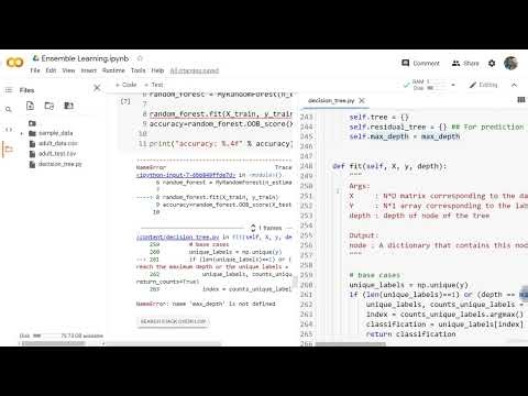 Implementing Random Forests from scratch Part 2