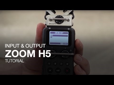 Zoom H5: Input and Output tutorial