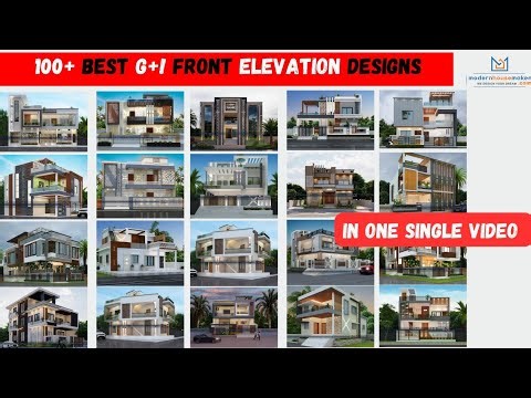 100+ BEST G+1 FRONT ELEVATION DESIGNS in One Video || Latest House Front Modern Elevation