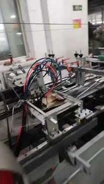 Kraft Paper Cement Valve Bag Bottom Pasting Valve Mortar Reinforced Chemical Bag Making Machine