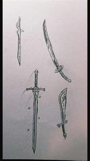 Weapon Illustration Timelapse 🔥 #art #illustration #drawing #shorts