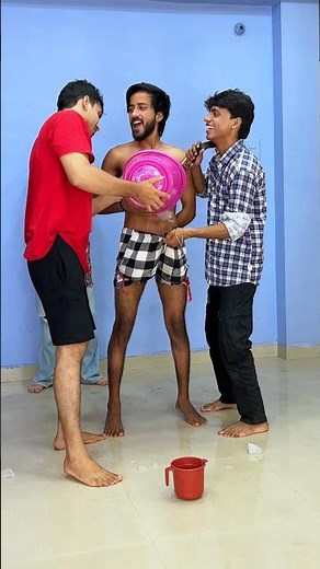 Ice Cubes in Underwear Challenge 😂 #shorts