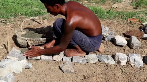 Building a Stone Roman Temple Using Ancient Skills!