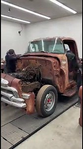 This 1955 GMC pickup truck was left abandoned, rusted, and forgotten for decades. Watch the full cinematic restoration as every detail is brought back to life — turning a wreck into a timeless American classic. Pure craftsmanship. Pure restoration ASMR. 🇺🇸 Would you restore it or leave it original? #GMCPickup #ClassicTruck #TruckRestoration #AmericanClassic #SatisfyingVideo #usareels #florida #timelapse | Budyy Daily