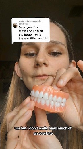 Dentures & overbites... Yours MAY have an overbite if you had one naturally! #toothless #dentures